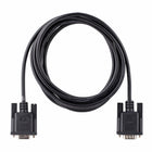 StarTech - RS232 Câble Série Null Modem de 3m - Noir-Fils étamés 28 AWG de haute qualité avec blindage de câble en aluminium mylar