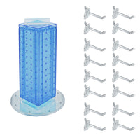 Azar - Tour de cheville interlock avec base et crochets tournants - 4 po x 4 po x 12 po - bleu-Vendu en multiples de: 1