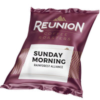 Reunion Coffee Roasters - Fraction du petit-déjeuner du dimanche matin de l'île de la Réunion - Paquet de 24 - 2,0 oz-24 paquets de fractions de 2 oz par boîte