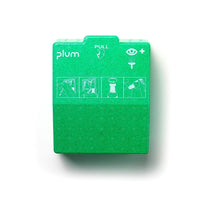 Plum – Petite station pour bains oculaires -Bouteilles de rinçage des yeux clairement visibles
