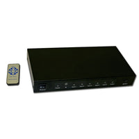 Electronic Master – Commutateur HDMI (5 entrées, 1 sortie), 2,3 x 6 x 7,9 (po), noir-Le commutateur HDMI d’Electronic Master à 5 entrées et 1 sortie permet à plusieurs appareils HDMI,
