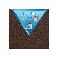 Flipside Products Carreaux de liège foncé, 30,5 cm x 30,5 cm, paquet de 4-Créez votre propre tableau d'affichage, de la taille et de la forme de votre choix !