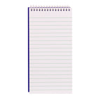 Blueline - Bloc de journaliste - 4" x 8"-Couverture flexible bleue
