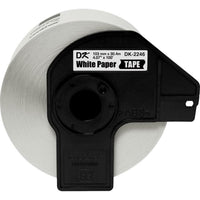 Ruban de papier continu DK de Brother®, 4,07 po x 100 pi, noir sur blanc-4,07 po x 100’ ruban de papier noir sur blanc en longueur continue