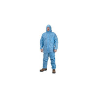 Zenith Safety - Combinaisons À Capuchon De Première Qualité, 4T-Grand, Bleu, Polypropylène, paquet de 36-Couleur Bleu