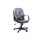 Xtech - Chaise de bureau exécutif avec soutien lombaire, accoudoirs et hauteur réglable - noir-Similicuir noir