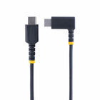 StarTech - Câble de charge USB-A vers USB-C coudé 60 W de 1 po - Noir-Taux de transfert de données de 480 Mbps