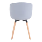 TygerClaw - Chaise longue à dossier moyen-Plastique et bois