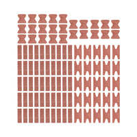 Bandages en tissu assortis 100/paquet-Compresse anti-adhésif