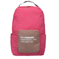 NICCI Sac à dos pliable - Rose Rouge-Rose Rouge - Polyester