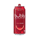 Bubly - Eau pétillante à saveur de cerise, canettes grand format - paquet de 12-Cerise