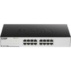 D-Link – Commutateur Gigabit non administrable, 16 ports (DGS-1016C)-Jusqu'à 32 Go de puissance de commutation totale