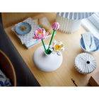 LEGO - Fleurs de lotus - 220 Pièces-Convient pour une présentation dans un vase – Chaque fleur de lotus, avec sa tige, mesure plus de 30 cm de haut