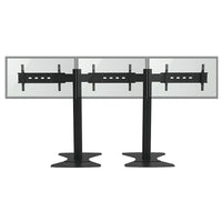 TygerClaw – Support mobile pour téléviseur de 30 à 60 po, 130,6 x 37,4 x 64,8 po, noir-3 supports mobiles pour téléviseur
