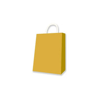Sacs-cadeaux Médium Kraft Or, Or, Paquet de 12 (00583) - Millbrook Studios-10.13 po x 4.75 po x 7.88 po