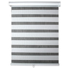 Modern Homes – Store de fenêtre sans cordon, diaphane, 36 pox 72 po, blanc-Il suffit d'ajuster le store à double couche pour que les panneaux s'alignent afin de créer une lumière douce et naturelle ou d'aligner les panneaux pour remplir tout le store afin de préserver l'intimité de la pièce