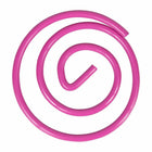 JAM PAPER - Trombones Circulaires Colores, Rose Vif Fuchsia, 2 Paquets de 50-Trombones de qualite superieure fabriques à partir de fil d'acier recouvert de vinyle de haute qualite.