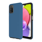 AXS - PROTech coque anti-choc avec bordures surelevees et une durabilite militaire pour Samsung Galaxy A03s, Bleu Cobalt-Resistant aux chocs