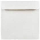 JAM Paper Enveloppes carrées de 6 x 6 po, blanc, 50/paquet-Enveloppes carrées en papier blanc ordinaire