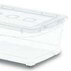 KIS - Omni Curver boîte de rangement - Transparente - 15.7 qt.-Le couvercle à pression assure la sécurité du contenu