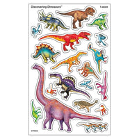 Trend Enterprises Grand autocollant Supershapes, à la découverte des dinosaures, paquet de 912-Variété de tailles et de modèles pour ravir. Idéal pour les invitations, le scrapbooking et les annonces.
