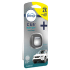 Assainisseur d’air pour voiture sous forme de pince pour bouche d’air Car Hyper puissant, parfum Crisp Clean, 1 unité-Ajustez l’intensité du parfum vous-même, de faible à élevée