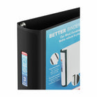 Staples - Reliure Better Binder, 3 po, noir-Encart facile à insérer de l'intérieur