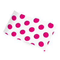 Crownhill Packaging - Papier de soie imprime - 20 po L x 30 po L - Pois framboises - 240 feuilles par paquet-Enveloppement de tissu décoratif/remplissage de vide