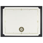 St. James - Porte-certificats/porte-documents - Sceau d'or avec ruban rouge - noir - paquet de 5-Convient pour les certificats de récompense en format paysage ou portrait