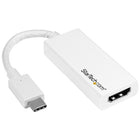 StarTech.com, adaptateur USB-C vers HDMI, blanc-Connectez votre MacBook, Chromebook ou ordinateur portatif USB-C à un projecteur ou téléviseur HDMI