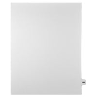 Markmaker - Intercalaires imprimes Legal, Blanc, 1/15th coupe, format lettre, sans trous, 25 tabs/PQT, 5 PQT/Boite, Numero 194-Intercalaires imprimes Legal