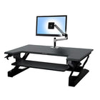 Ergotron - Poste de travail assis-debout WorkFit-TL, noir (33-406-085)-Dimensions d’expédition : 42 x 33,5 x 8,25 po