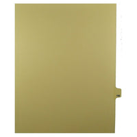 Mark Maker – Onglets séparateurs juridiques beiges, 1/25 onglets, format lettre, sans trous, numéro 168, 25/paquet-Onglets séparateurs beiges, 1/25 onglets