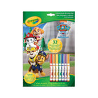 Crayola – Livre de coloriage et d'activités Paw Patrol-Inclut un livret de 32 pages de coloriage et d'activités et 7 mini marqueurs lavables
