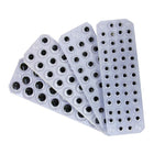 Chenille Kraft - Yeux grouillants autoadhésifs, noir, 500/paquet (CK-343802)-Feuilles pratiques d’yeux grouillants autoadhésifs de tailles différentes
