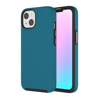 AXS - PROTech coque anti-choc avec bordures surelevees et une durabilite militaire pour Apple iPhone 13, Bleu Ocean-Resistant aux chocs