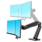Double moniteur support de bureau Heavy Duty pour les écrans et moniteurs 24 à 32 po de North Bayou - F32B, Noir-Rotation: 360-degree, Pivot: 180 -degree, Inclinaison: +10 -degree/ - 16 -degree