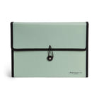 U Brands Performance Classeur expansible à 13 compartiments en poly, olive (4358F04-24)-Coque en tissu durable pour protéger les documents des intempéries