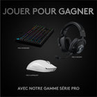 Souris de jeu sans fil Logitech G PRO X Superlight, ultra-légère, capteur Hero 25K, 5 boutons programmables - Blanche-Connexion sans fil