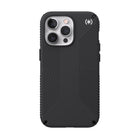 Speck Presidio 2 Grip Moyen Pro pour iPhone 13 - noir-Le revêtement Perfect-Clear résiste à la décoloration et les matériaux anti-jaunissement permettent à votre étui de rester parfaitement clair