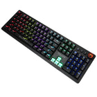MARVO Mechanical 107-Key LED Rainbow Backlight Wired Gaming Keyboard - Black-107 touches, fonction multimédia F1-F12