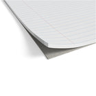 TRU RED - Bloc-notes à réglure large, 8,5 x 14 po, blanc, 50 feuilles/bloc, paquet de 12-La conception à reliure supérieure vous permet de feuilleter rapidement les pages pour trouver de l’information