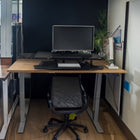 AnthroDesk Rehausseur de bureau debout 35" (Modèle Deluxe à double ressort à gaz)-Taille de la surface de travail : 35 po x 15.7 po