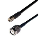 Turmode – Câble pour antenne de réseau sans fil WF6017 de 6 pi, 4,3 x 0,4 x 4,3 po, noir-Câble LMR100 de 6 pi SMA mâle vers TNC mâle