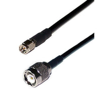 Turmode – Câble pour antenne de réseau sans fil WF6017 de 6 pi, 4,3 x 0,4 x 4,3 po, noir-Câble LMR100 de 6 pi SMA mâle vers TNC mâle