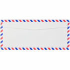 JAM Paper - Enveloppes pour poste aérienne n° 10 - 4,125 x 9,5 - Blanc - Paquet de 50-Taille : #10 (4,13 x 9,5 pouces)