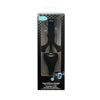 Goon – Support pour téléphone mobile avec une prise 12 V et deux ports USB, 99331, 3,5 x 2,8 x 11 (po), 240 gr-Support de véhicule pour téléphone pour iPhone, Samsung, Nokia, HTC et la plupart des téléphones intelligents