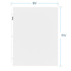 Davis Group - Protège-feuilles QuickFit - Résistant 3 mil. - Format lettre - Antireflet - Paquet de 100-Résistant 3 mil.