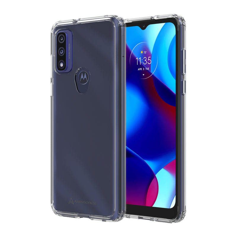 AXS ULTRA CLEAR etui teste contre les chutes pour Motorola Moto G Pure Transparent bureauengros