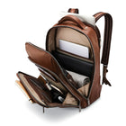 Samsonite Classic Leather Sac à Dos 15.6", Cognac-4